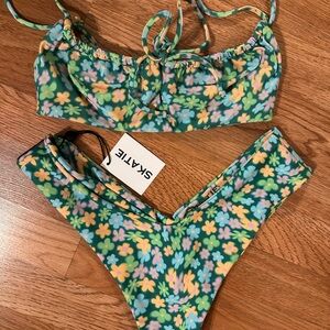 SKATIE Napali Floral Bikini Set